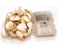 Гирлянда садовая Ракушки 3,0м прозрачный ПВХ/теплый свет GRG-S330 Чудесный Сад