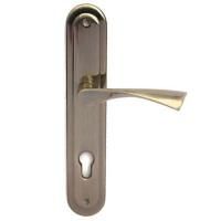 Ручка накладка на планке  ПА-85  узкая планка шоколад----