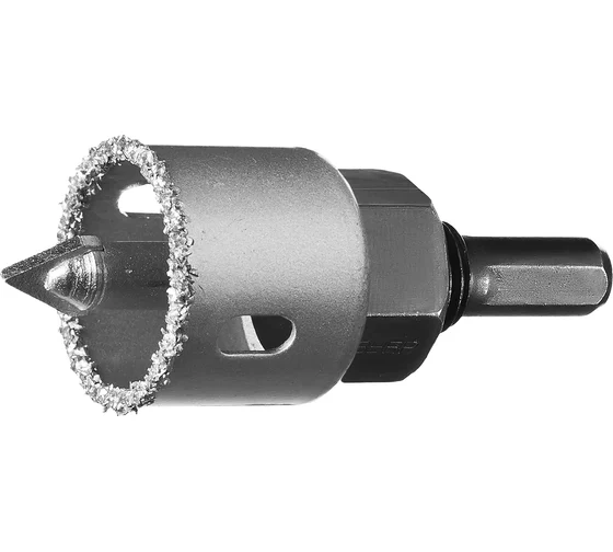 Коронка керамика/кирпич/пор.бетон карбид-вольфрам  32х25мм Зубр---