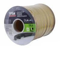 Уплотнитель  D  9х7,5мм коричневый 100м Титан