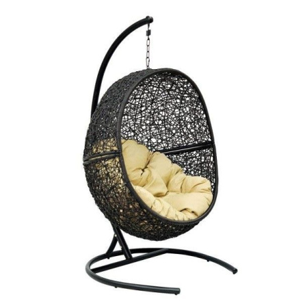 Мебель ротанговая Кресло подвесное Lunar Black