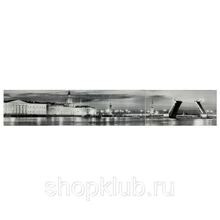 Панель ПВХ  964х484мм Плитка Санкт-Петербург в 3 частях---5%