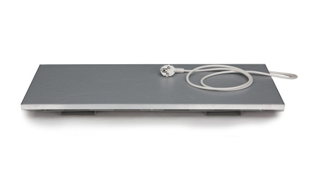 Обогреватель 0,2кВт 600х280х70мм керамический серый Фаворит с защитным экраном Nikapanels(31)