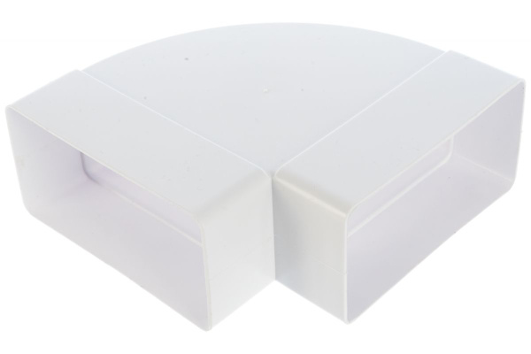 Колено вентиляционное прямоугольное 60х120 горизонтальное ERA***