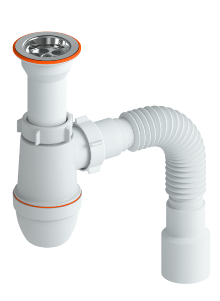 Сифон для умывальника(литой) 1 1/2х40 СУ-01 РМС