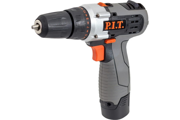 Дрель аккумуляторная 12,0V 10мм Li-ion 1,5Aх1 коробка удар.б/щет. PBM12К-10В/1 Pit(19)